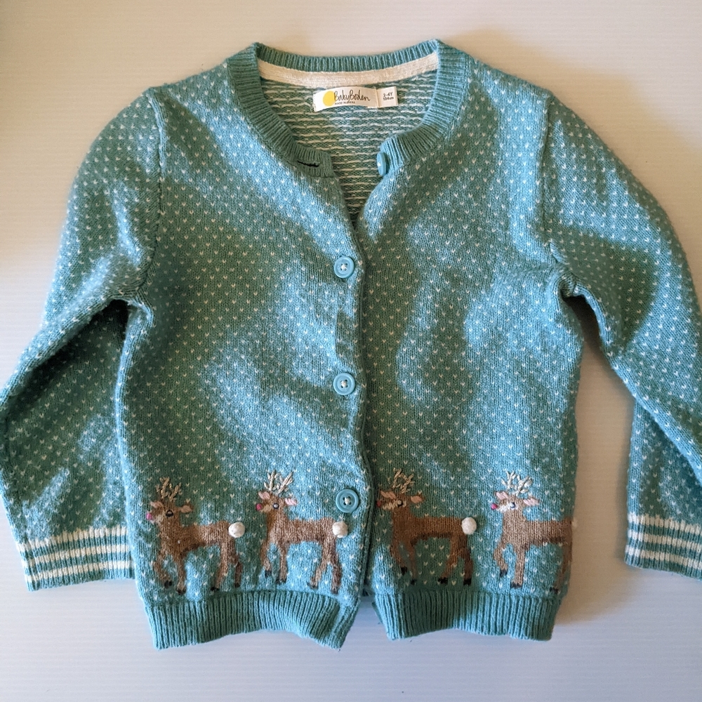 Mini Boden raindeer sweater